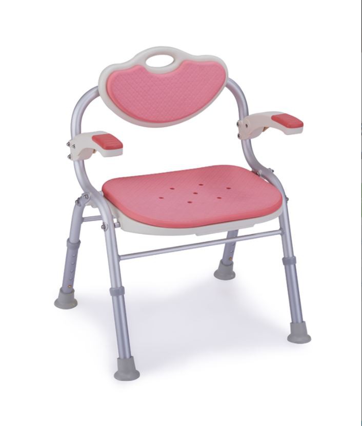 Foldable Shower Chair With Cushion