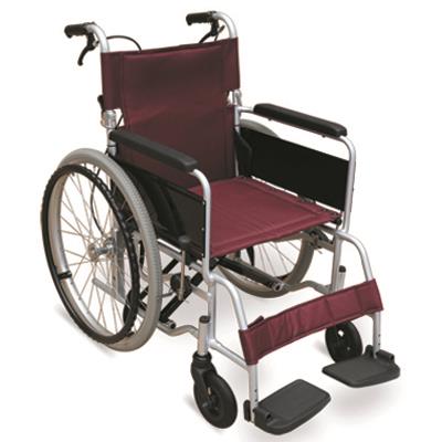 29 lbs. Japanese-Style Ultralight Wheelchair With Drop Back Handles With Brakes