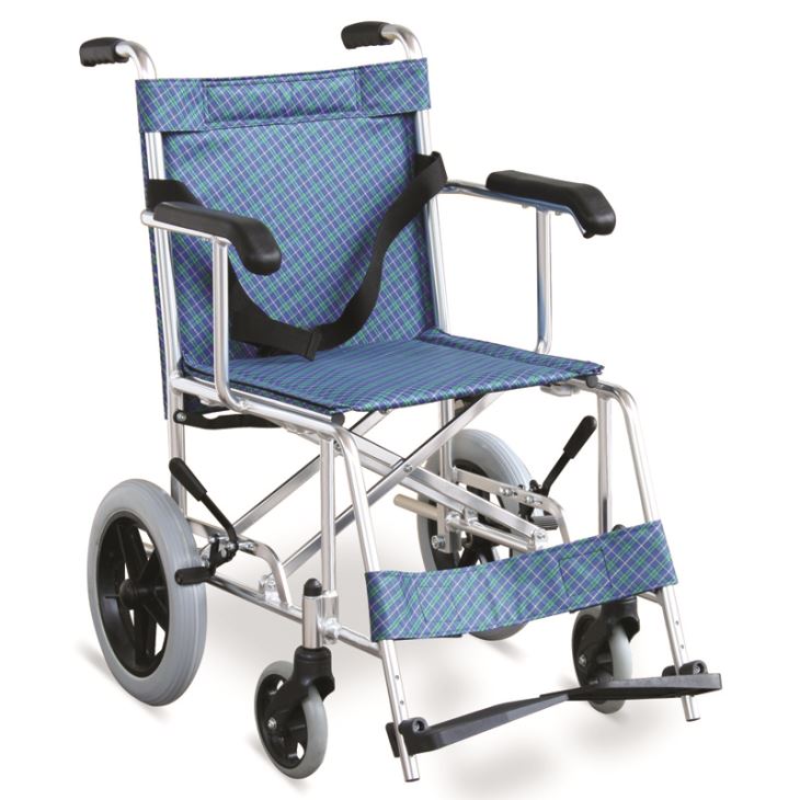 Ultralight Transport Wheelchair With 12