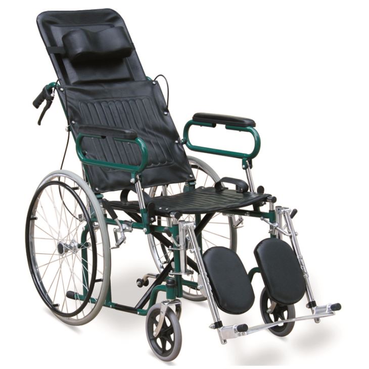 Attractive Green Reclining Wheelchair