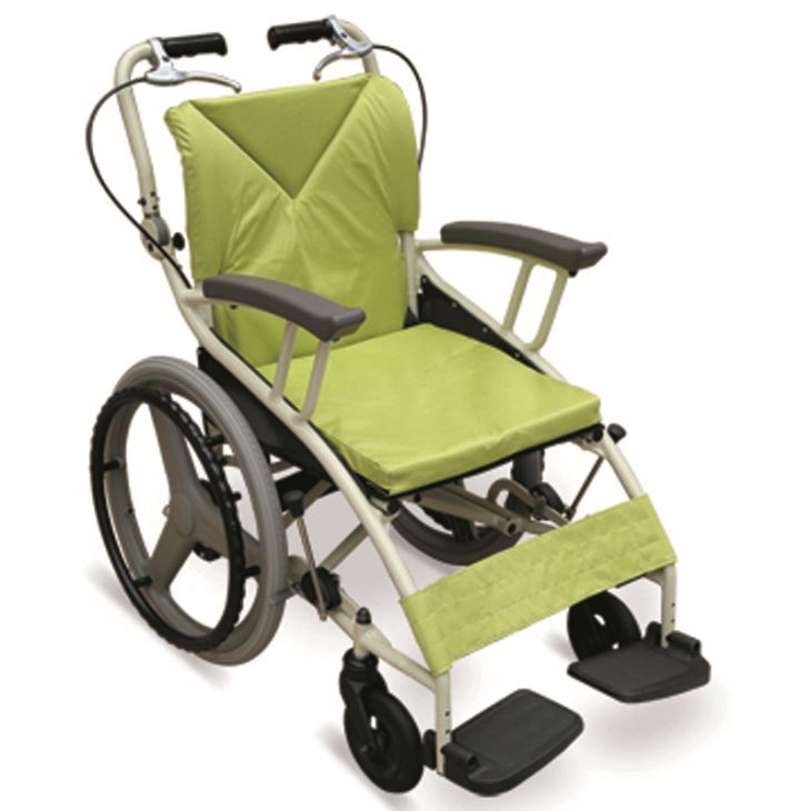 Comfortable Pediatric Wheelchair With Drop Forward & Back Handles, PU Casters & Wheels