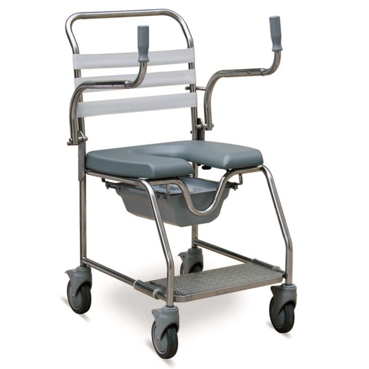 Lightweight Shower Commode Wheelchair
