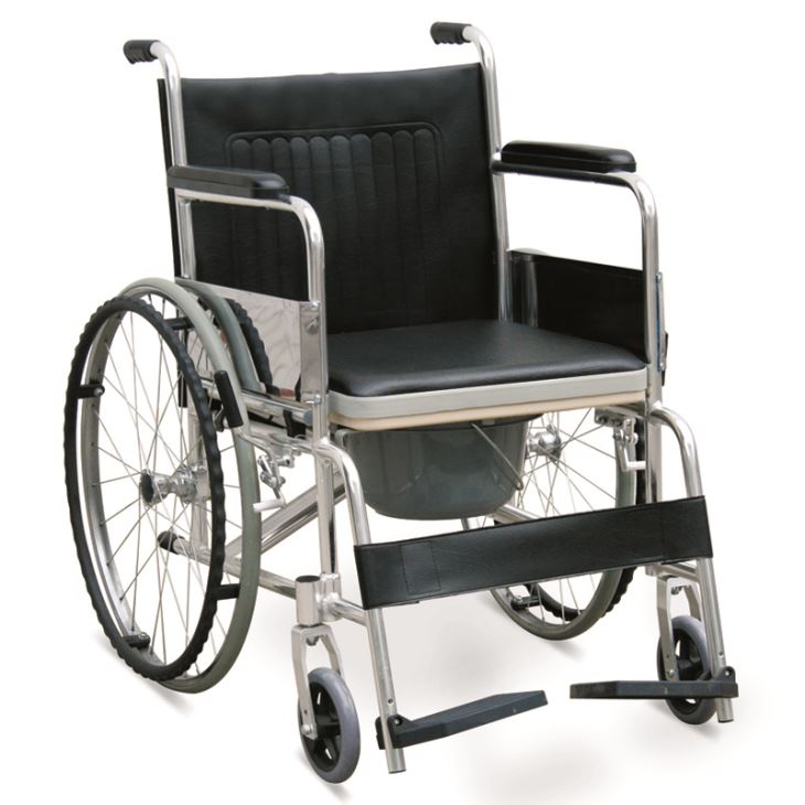 Lightweight Aluminium Commode Wheelchair
