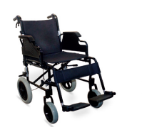 Multifunction aluminum manual wheelchair with mag wheels and drop back handle