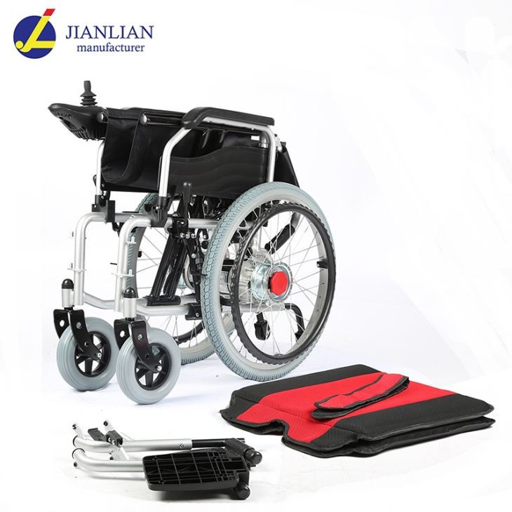 Outdoor Folding Electric Wheelchair Detachable