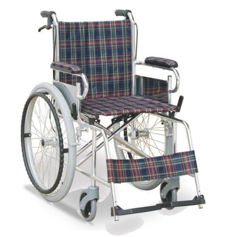  Aluminum Wheelchair With Handle Brakes