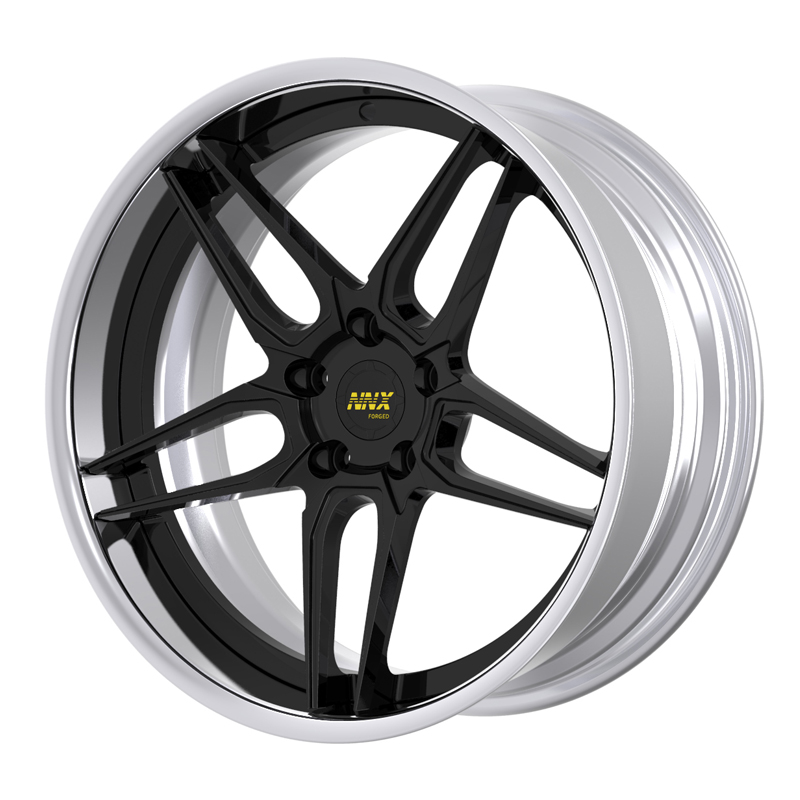 NNX-S134   22 Inch Hot Sale Successful Combo Color Forged wheel Rims Deep Concave Customized Fashionable Staggered Car Rims