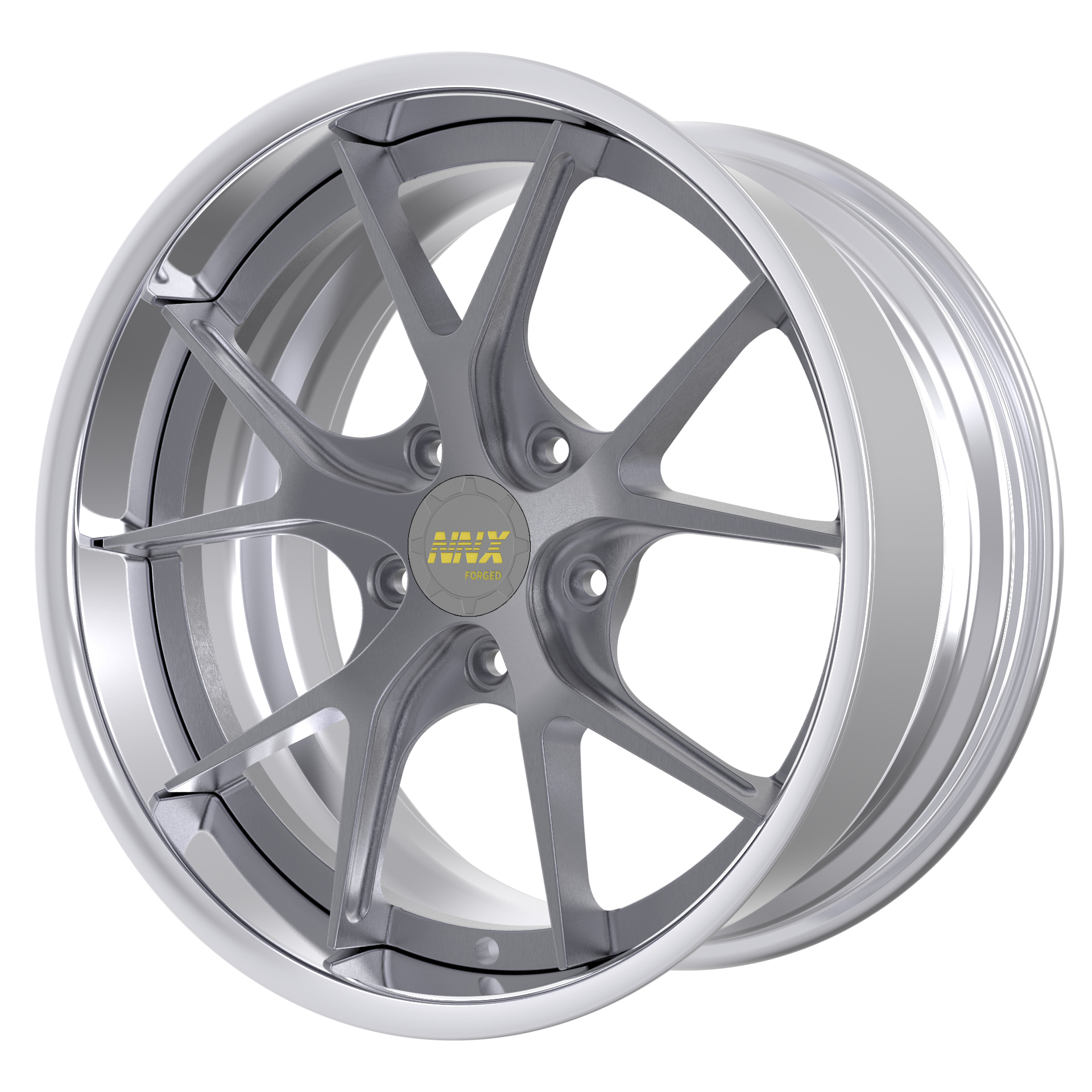 NNX-S139   2 Pieces Forged Car Wheels For T6061 Step Rim 5X112/120/114.3 Light Weight 18 19 20 21 22 23 Inch Wheel