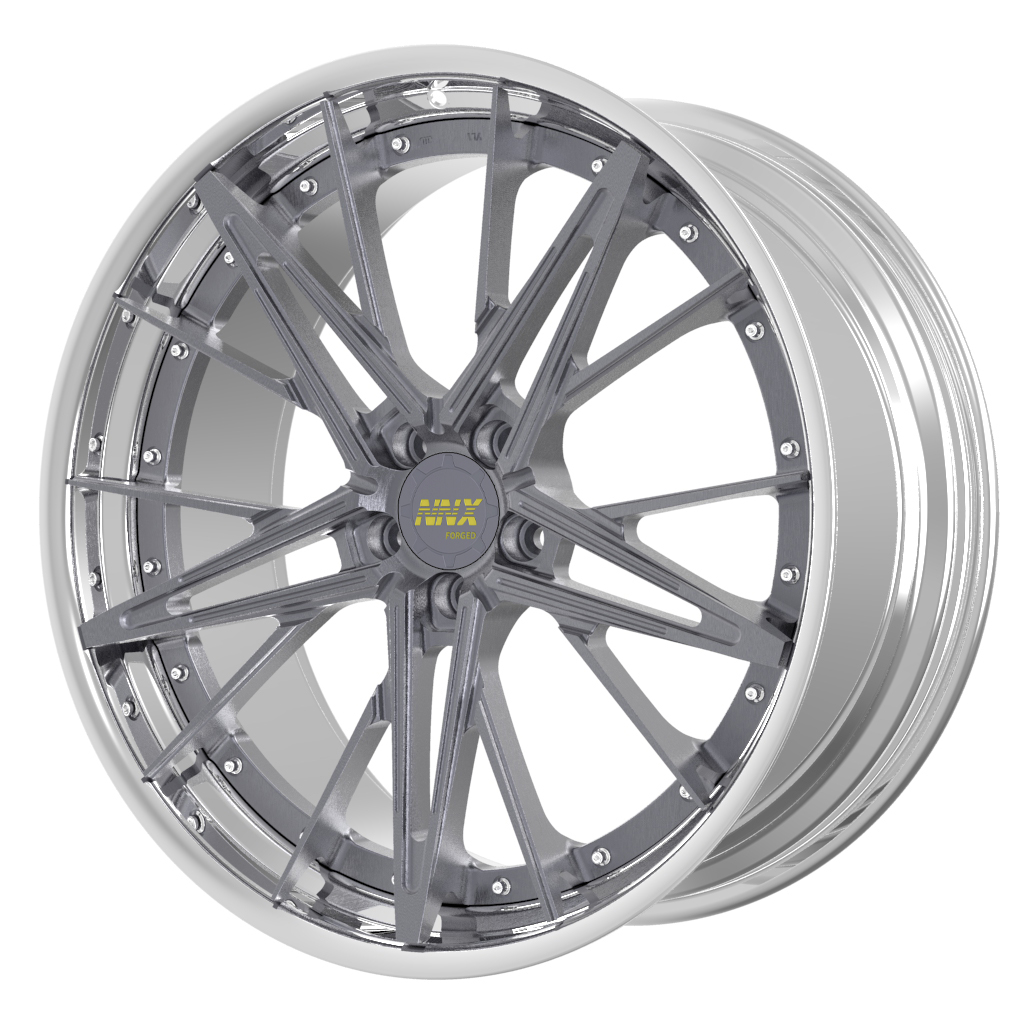 NNX-S170   2 piece forged car rim 18 19 20 21 inch aluminum alloy wheel PCD 5x120 forged car wheels