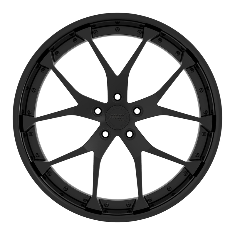 NNX-S29  High Quality Black Chrome Fashionable Alloy 19 20 21 22 23 24 Inch Forging Aluminium 2-Piece Alloy Forged Wheels