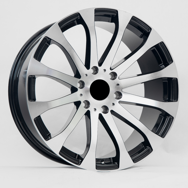 17 18inch ET30 car rims PCD6x139.7 black casting aluminum alloy car wheels rims