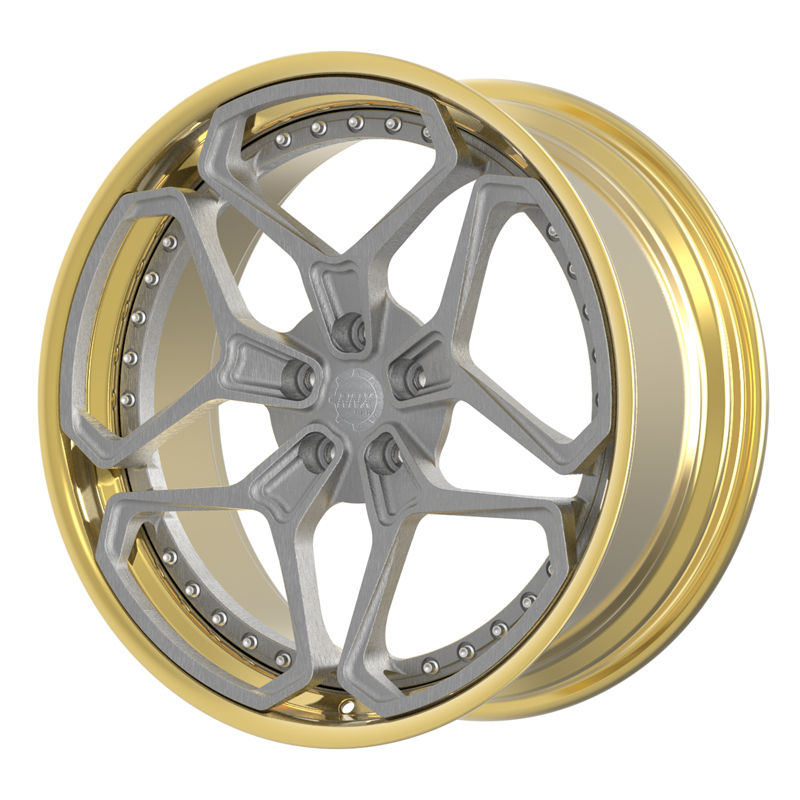 NNX-S78   Golden polished surface 2pcs forged wheels 17 18 19 20 21 22 inch 5x112 5x120 aluminium alloy forged car wheels