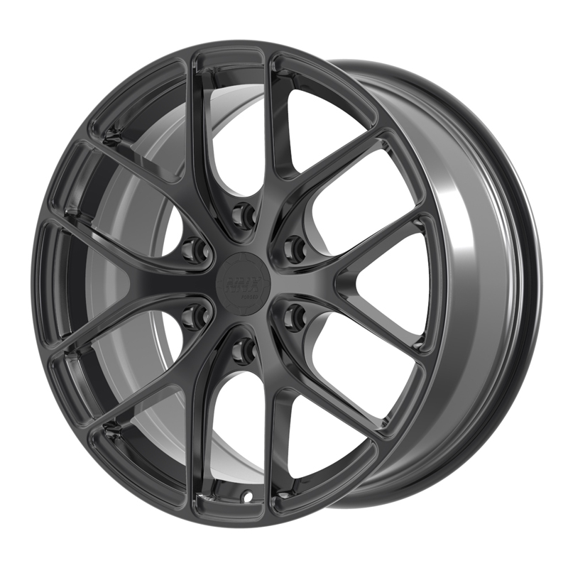 NNX-D269    Brushed Black 19 Inch 6061-T6 Forged Alloy Rims Customized New Style Staggered 5 Holes Car Passenger Wheels