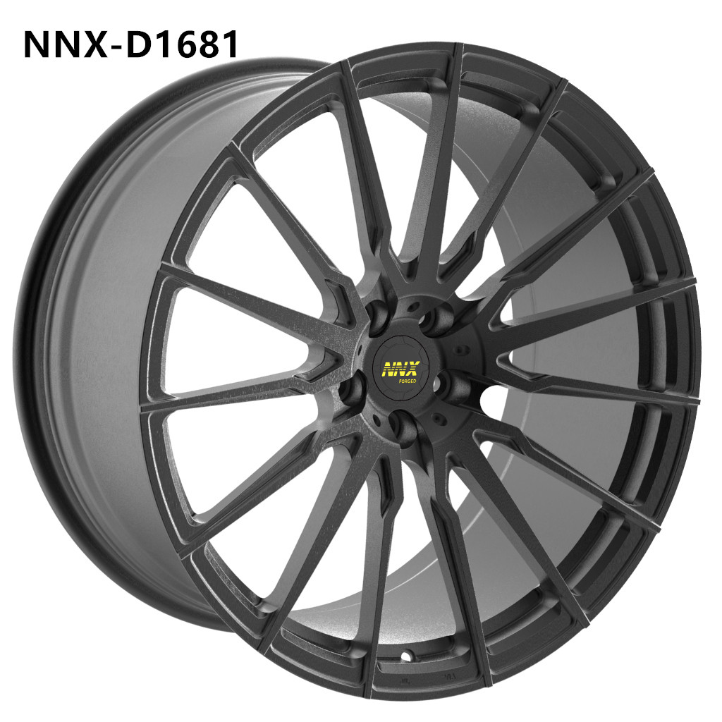 Wholesale Custom Design Colors 16-24 Inch 5 Holes Bright Aluminum Alloy Rims Car Forged Wheels Rims