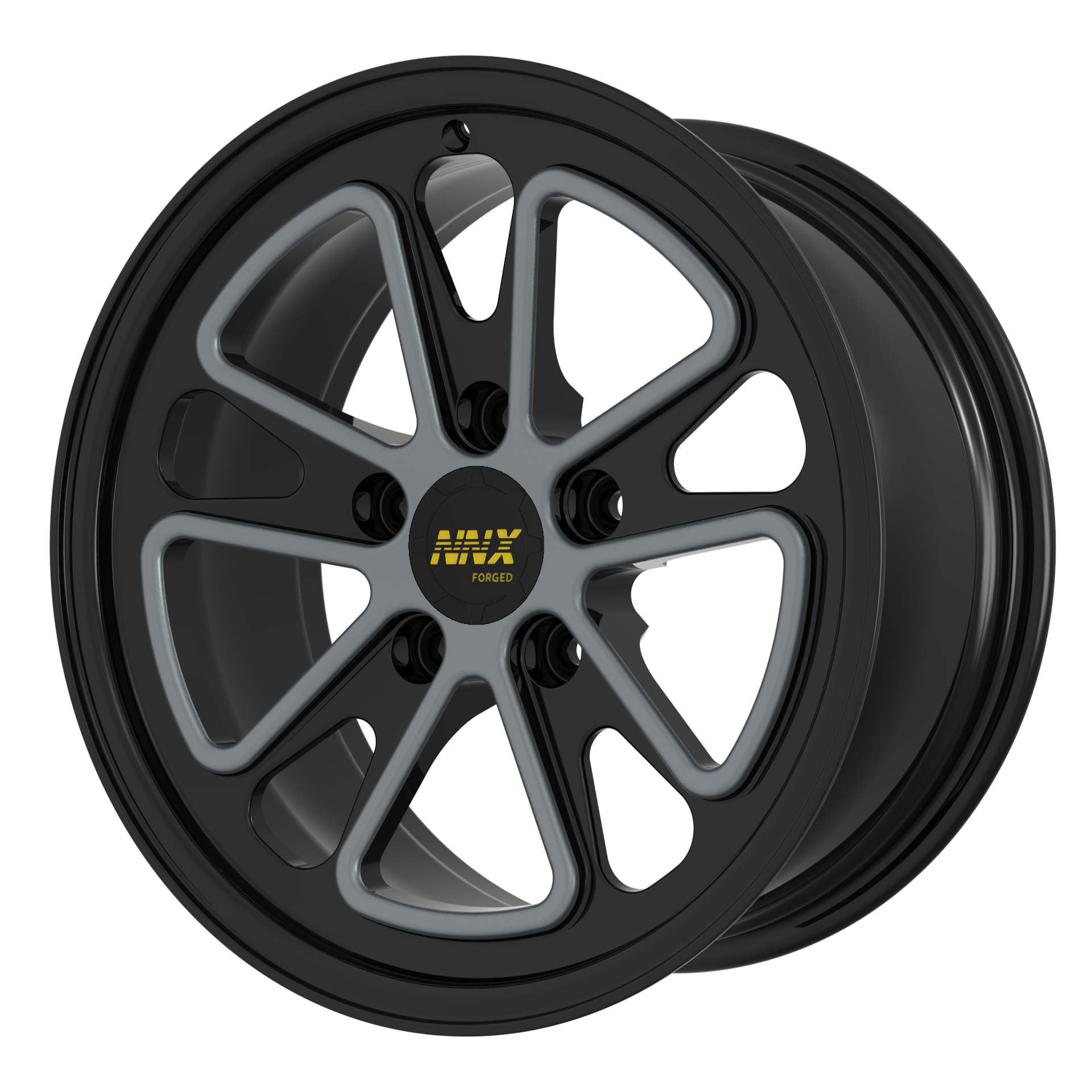 NNX-D425    18-24 inch Hot sale New Design High Quality 5x112/120/114.3/127/130 Duo Color Black Bronze Staggered  Wheels