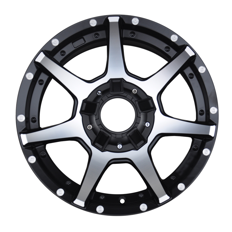 High quality alloy forged car wheels 15/16 inch  black 6*139.7 20x10 22x12 off road vehicle car wheel rims wheels