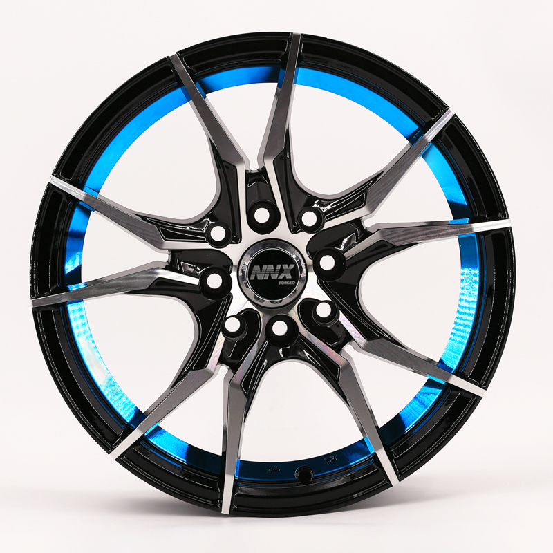 High quality alloy car wheels 19X11 wide edge black chrome plated pcd5x114.3 aluminum alloy car rims