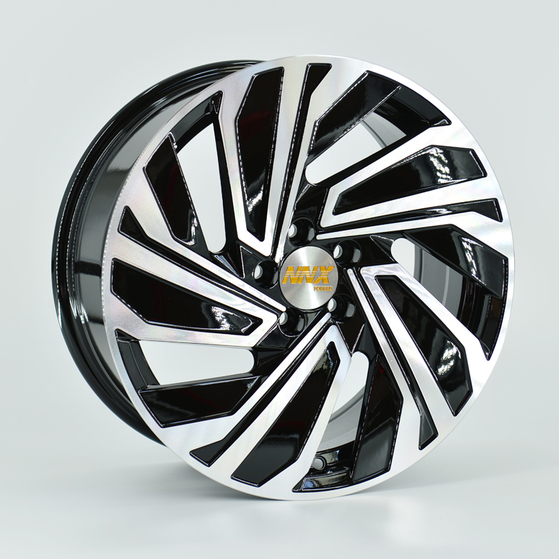 hot sell 18 inch black bright Full painting Mesh Design 5*127 casting alloy car rims wheels