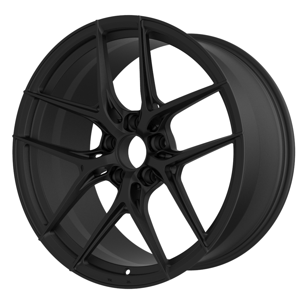 NNX-D522   High quality black forged aluminium alloy wheel car alloy wheels 5x120