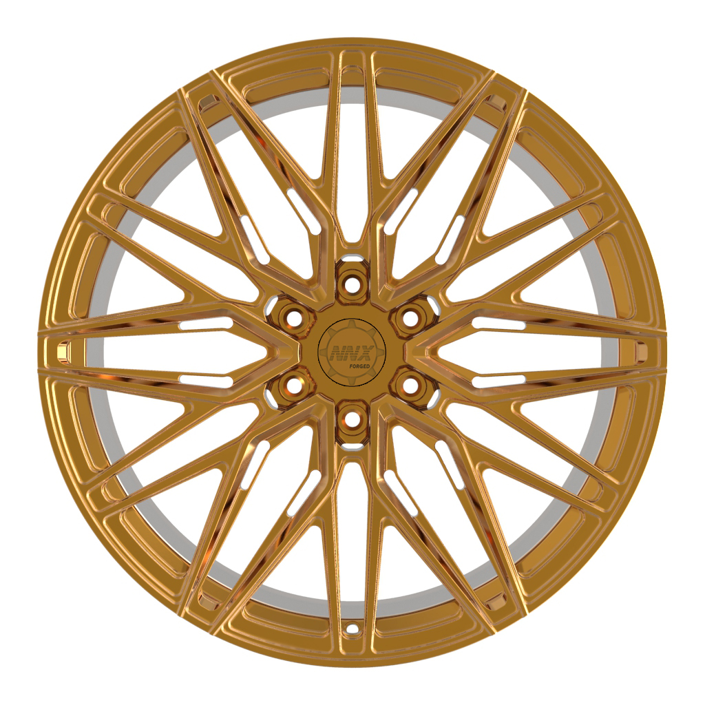 NNX-D1099     Fashion Style 16 17 18 19 20 21 22 23 24 Inch Bronze With Red Lip 4x100 5x112 5x114.3 Deep Lip And Concave Forged Wheels