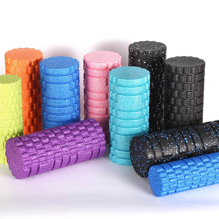High Density Foam Roller Massager for Deep Tissue Massage of The Back and Leg Muscles - Self Myofascial Release of Painful Trigger Point Muscle Adhesions