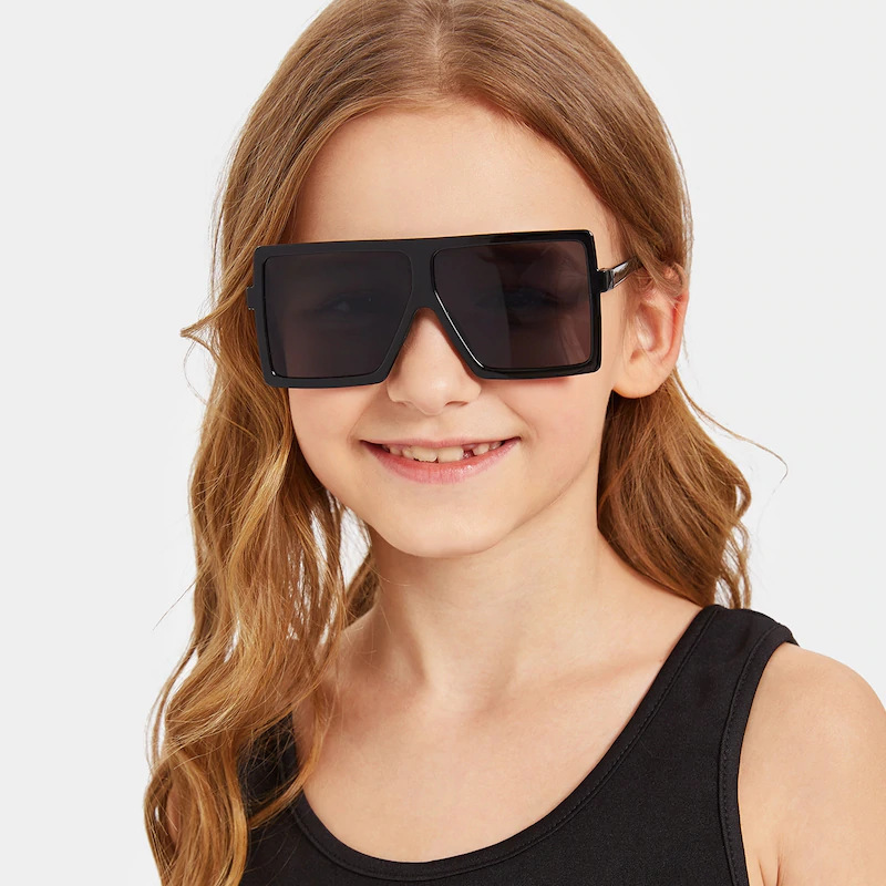 OEM&ODM kids square sunglasses children fashion glasses