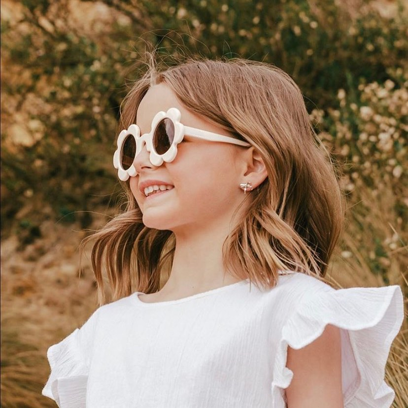 OEM&ODM Kids Sunflower Glasses Fashion Custom Baby Sunglasses