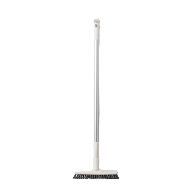 Aluminum Telescopic Pole Brush Tile Grout  Scrubber Complete - Lightweight Multipurpose Surface Scrubber & Cleaner Brush - Perfect for Cleaning Hard to Reach Areas