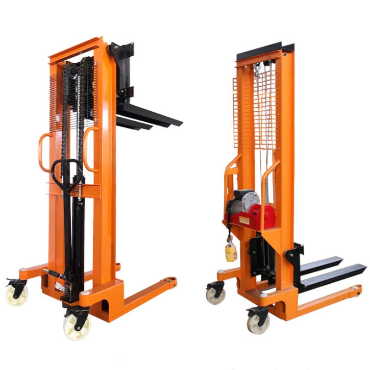 2 Ton 1.6M Hand Pallet Manual Stacker Hydraulic Manual Forklift