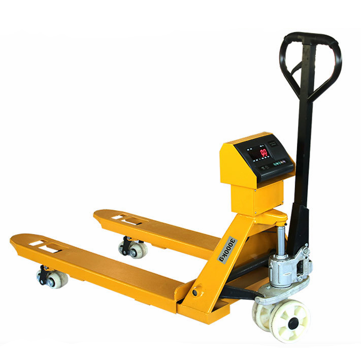 Good Quality 3Ton Pallet Jack With Scale Hand Electronic Pallet Truck