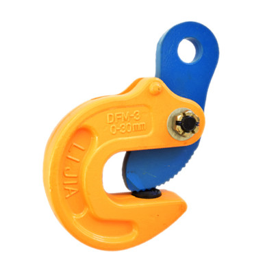 DFM 1ton 2ton Professional vertical spring plate lifting clamp horizontal pipe lifting clamp 