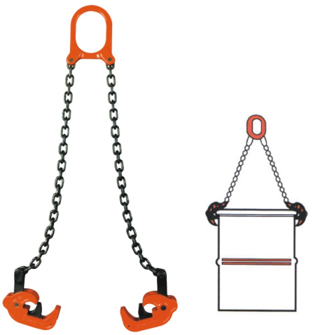 SL 1ton 2ton Professional vertical spring plate lifting clamp horizontal pipe lifting clamp