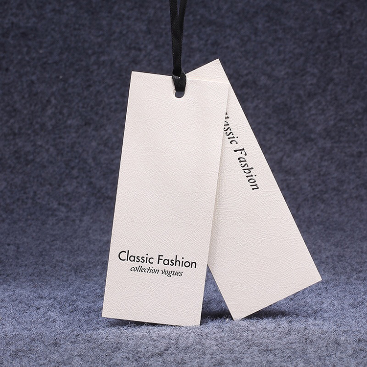 Custom printed clothing shoe hang tag wholesale