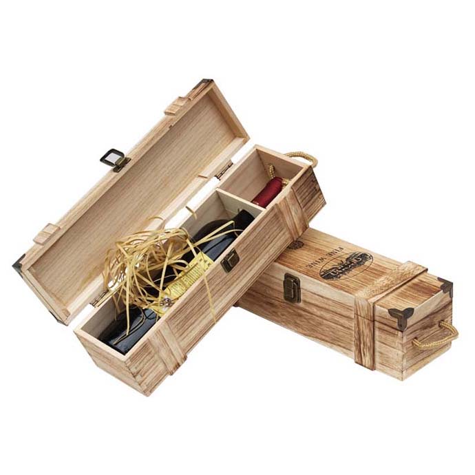 Customized luxury vintage wood box for wine