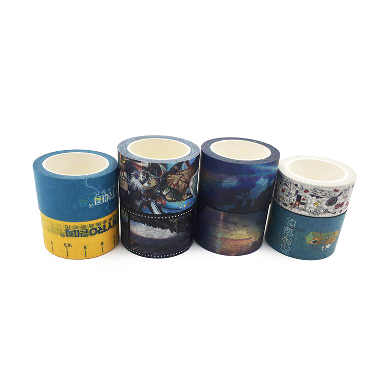 Single side adhesive custom printed washi tape various design wholesale