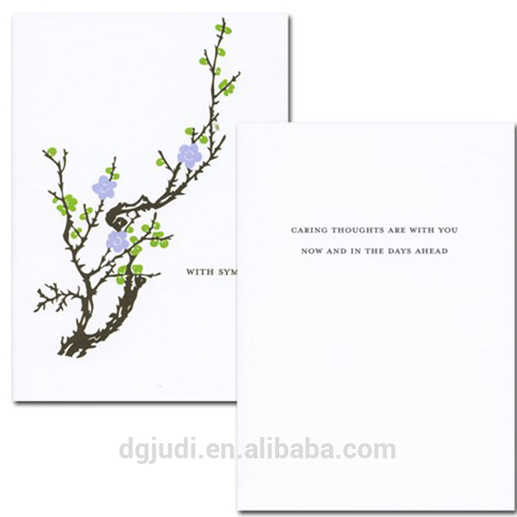 Sympathy Printing Greeting Card for Mother&#39;s Day, Teachers Day