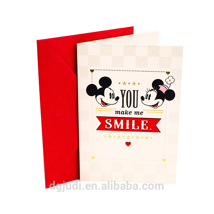 Mickey Mouse Love Greeting Card - Inspiring Motivational Cards