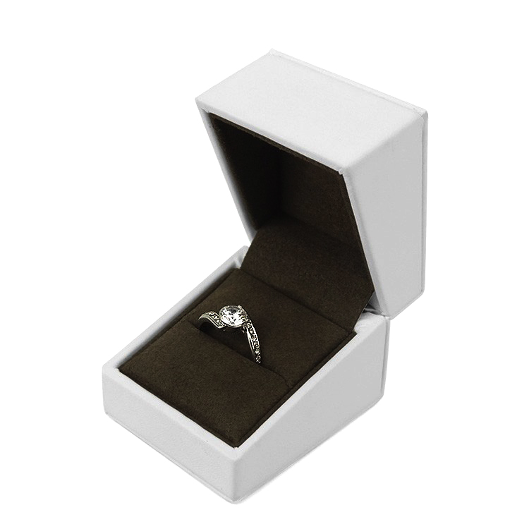Luxury rigid ring packing box aceept custom order