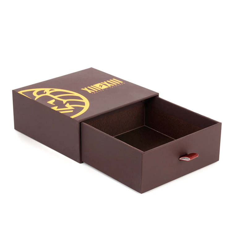 Gift drawer box custom logo chocolate candy paper packing box