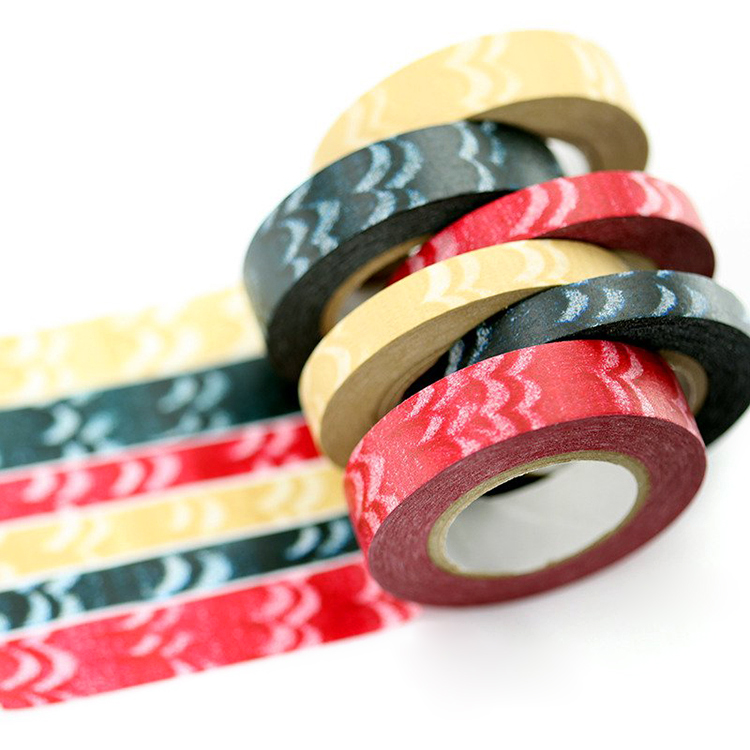 new design of colorful printing washi paper tape