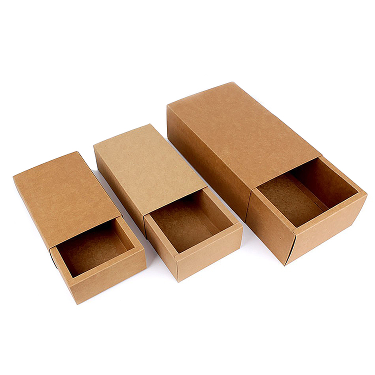 Corrugated paper drawer box 