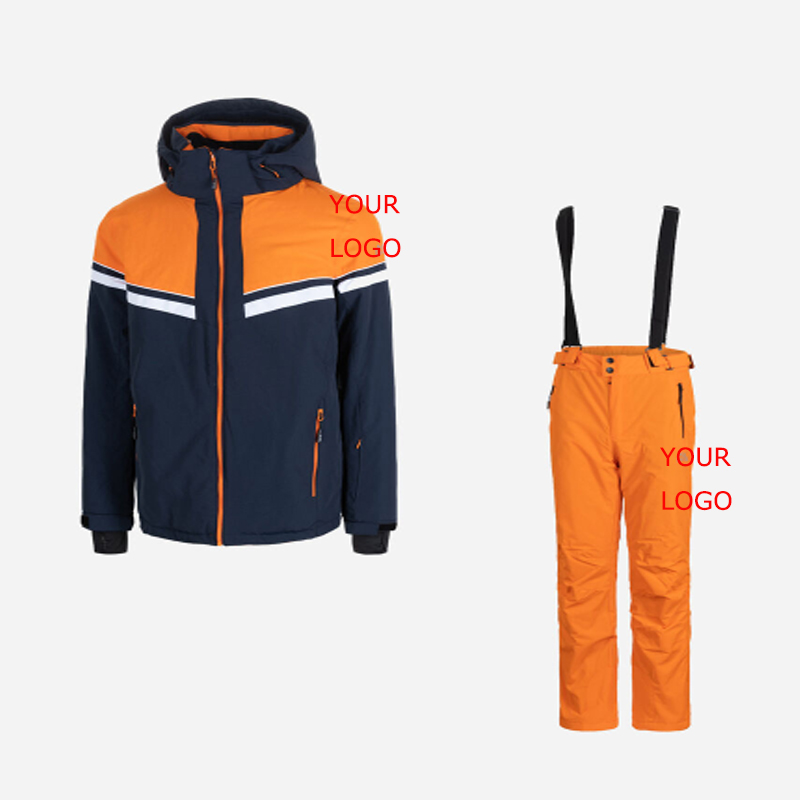 Custom Winter Outdoor Clothing Women's ski suit jacket and trousers.
