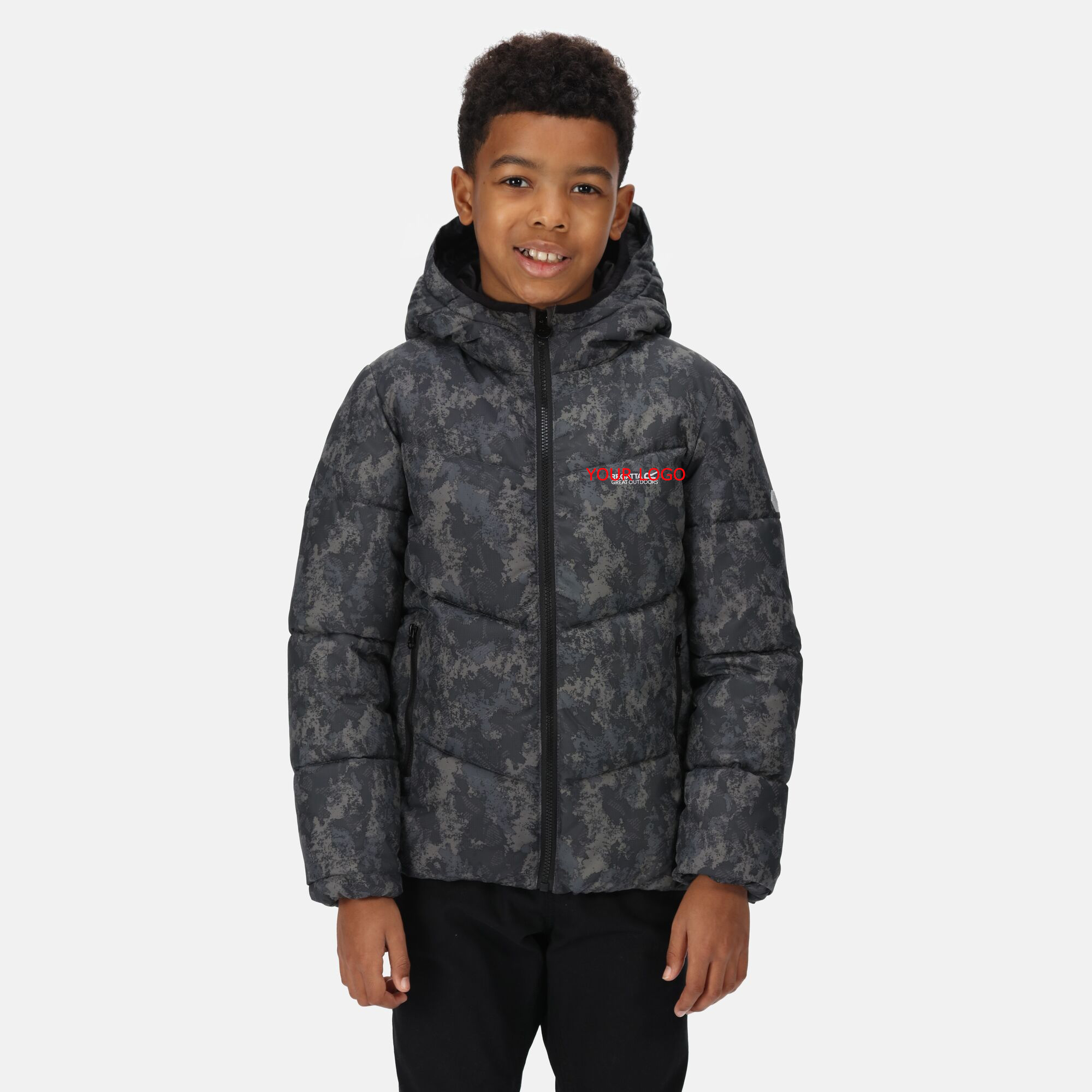 Junior's AOP Insulated Jacket Outdoor Puffer Jacket | Winter