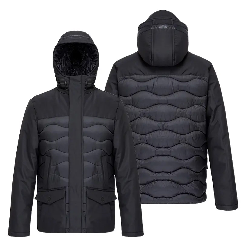 Wholesale Factory Winter Outdoor Men Quilted Padded Puffer Jackets
