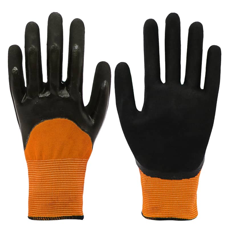 Warm and Protective Fleece-Lined Work Gloves for Cold Weather Jobs