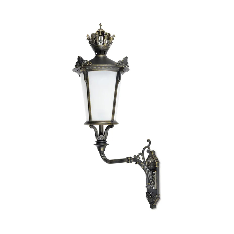 Outdoor Wall Light Fixtures Wall Mount, Black Roman 17.7