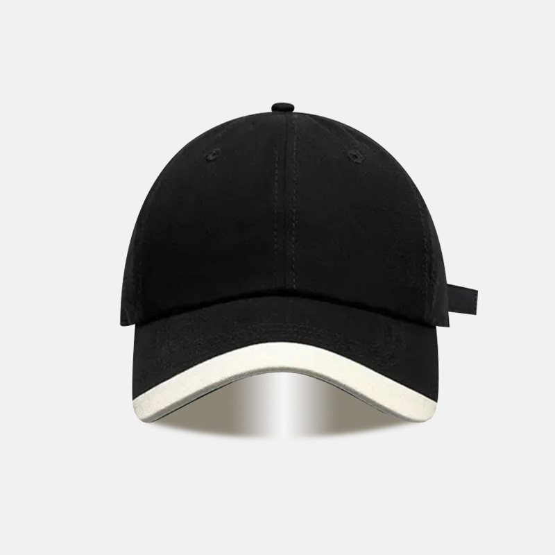 Structured Baseball Cap Adjustable Cotton Hats 