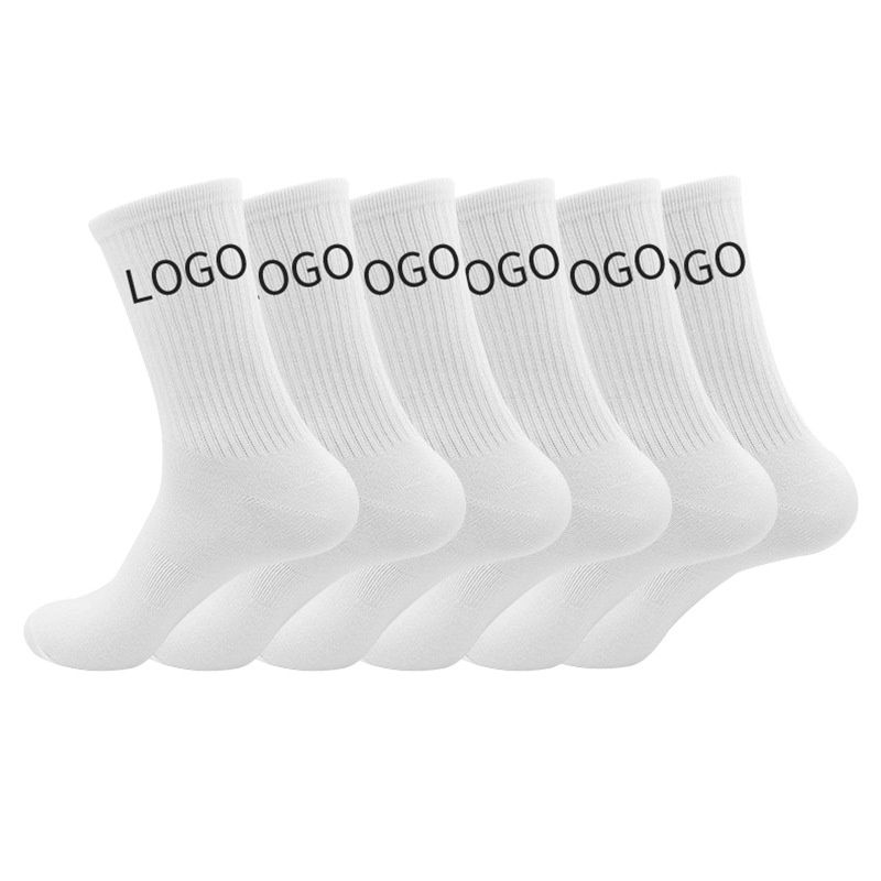 Custom Logo Anti Slip Socks  Non Slip Sock Football Soccer Crew Long Sport Socks