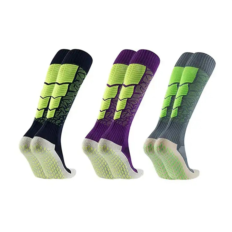  Basketball Socks Non-Slip Soccer Grip Socks  Cushioned Athletic Crew Sports Socks