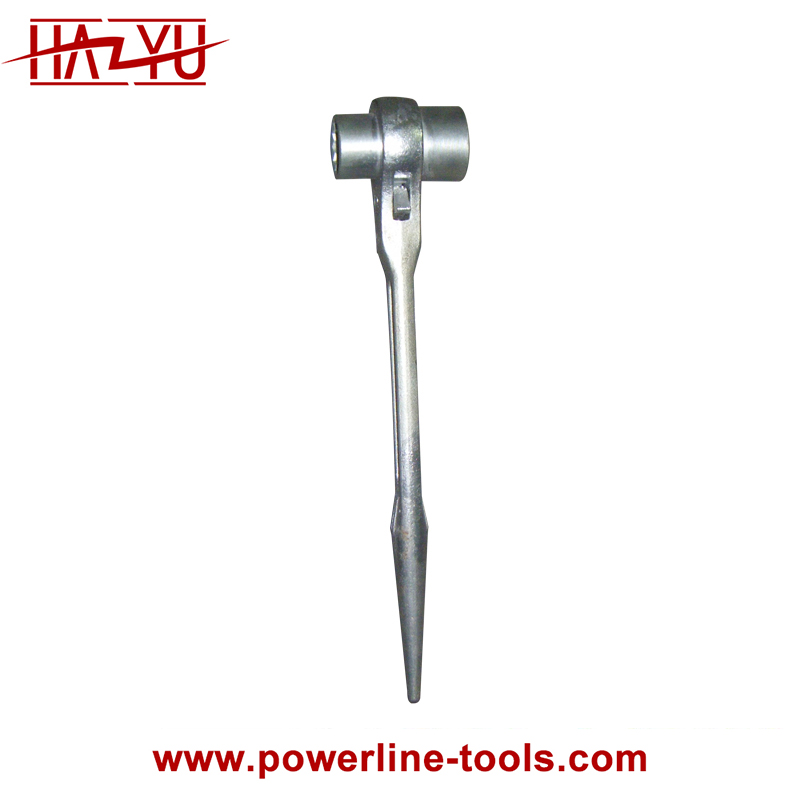 Double Size Socket Ratchet Wrench Construction Scaffold Wrench